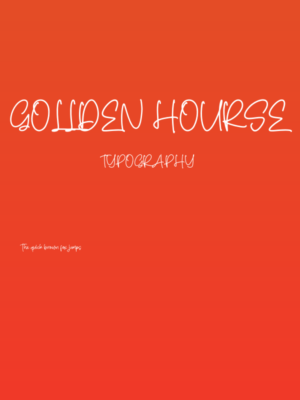 Gollden Hourse Poster