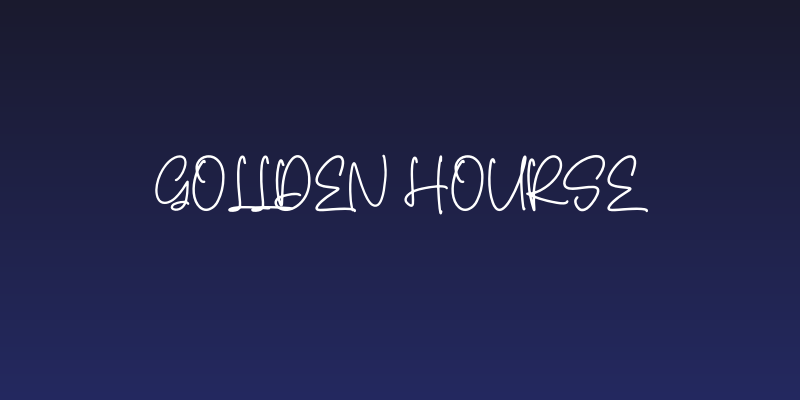 Gollden Hourse Social Header