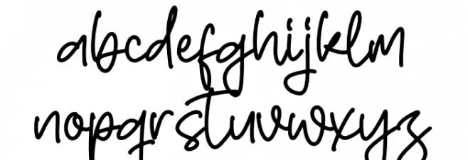 Gollden Hourse Caratteri MINUSCOLO