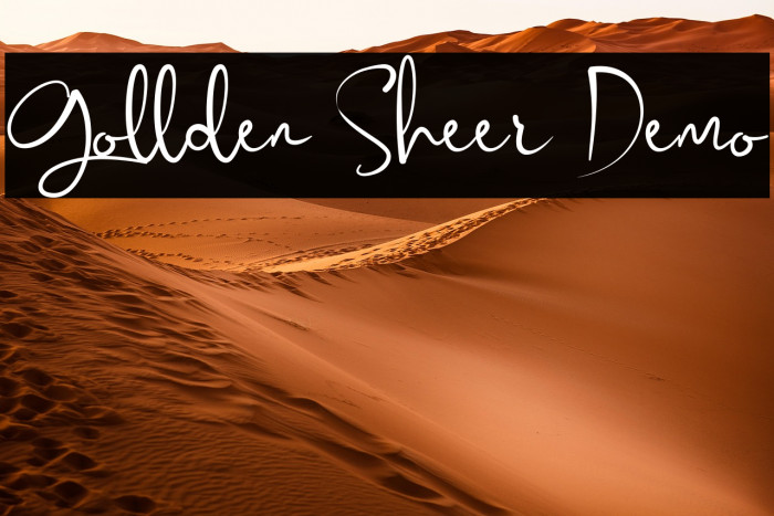 Gollden Sheer Demo Example 1