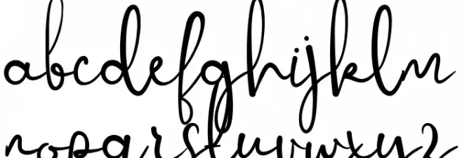 Gollden Sheer Demo Schriftart Kleinbuchstaben