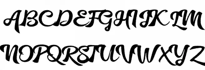 Golliath Schriftart Groß