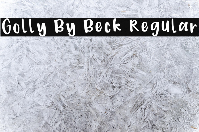 Golly By Beck Regular Example 3