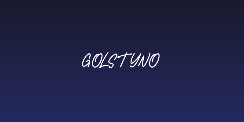 Golstyno Social Header