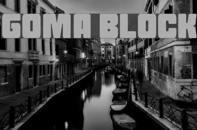 Goma Block Fuentes examples