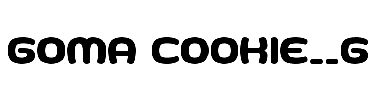 Goma Cookie__G Font