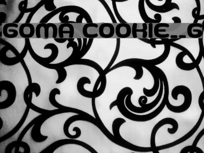 Goma Cookie__G Font examples