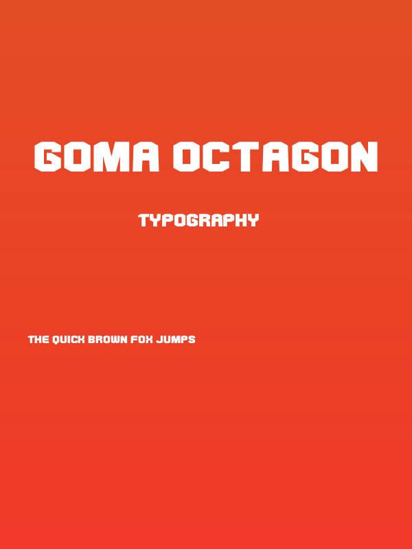 Goma Octagon Poster