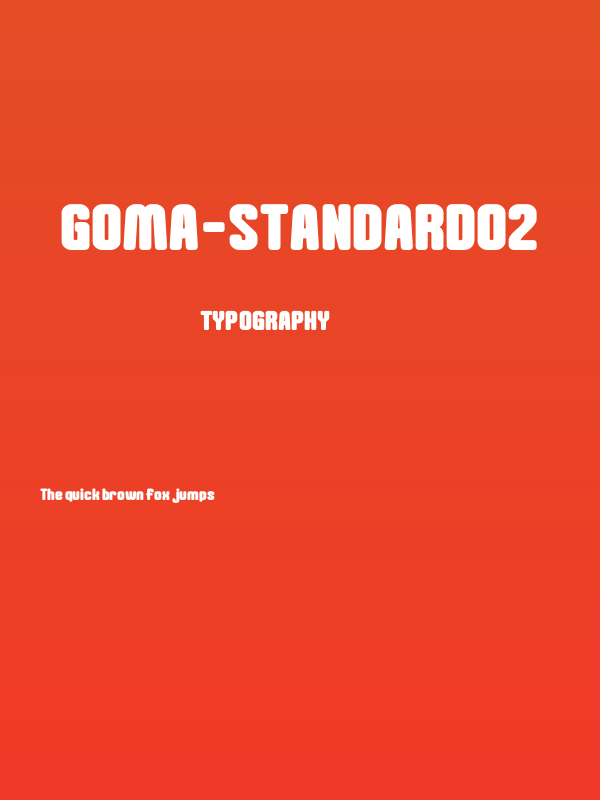 Goma-Standard02 Poster