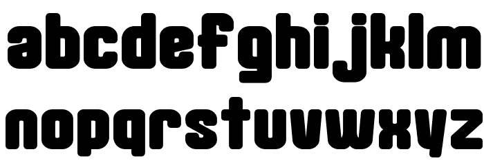 Goma-Standard02 Font LOWERCASE