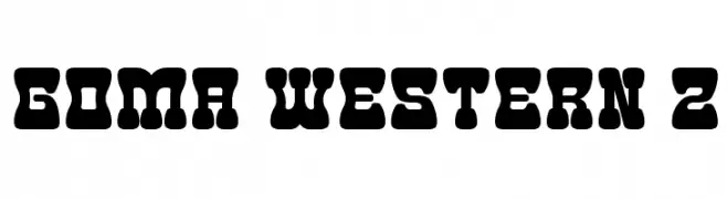 Goma Western 2  Fuentes Gratis Descargar