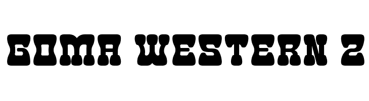 Goma Western 2 Font