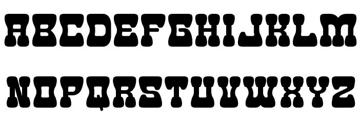 Goma Western 2 Font LOWERCASE