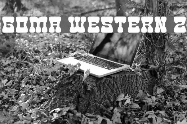 Goma Western 2 Font examples