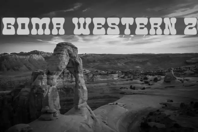Goma Western 2 Font examples
