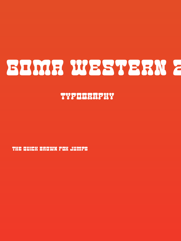 Goma Western 2 Poster