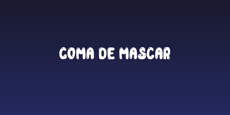 Goma de Mascar Social Header