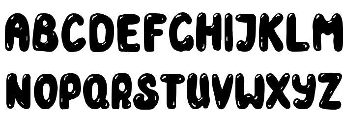 Goma de Mascar Font LOWERCASE