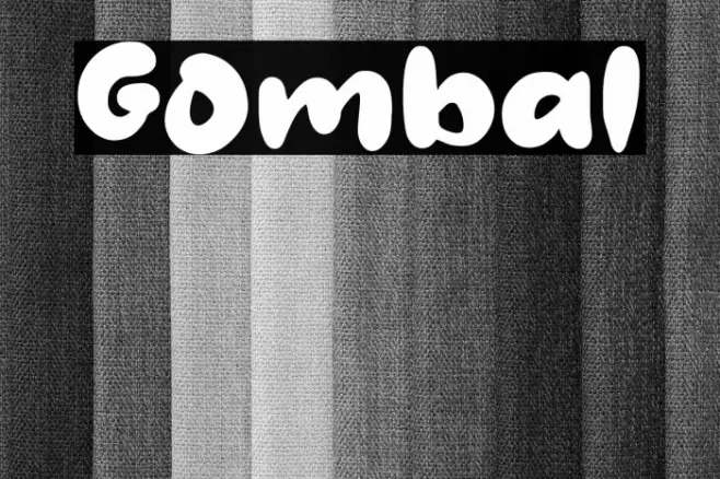 Gombal Font examples