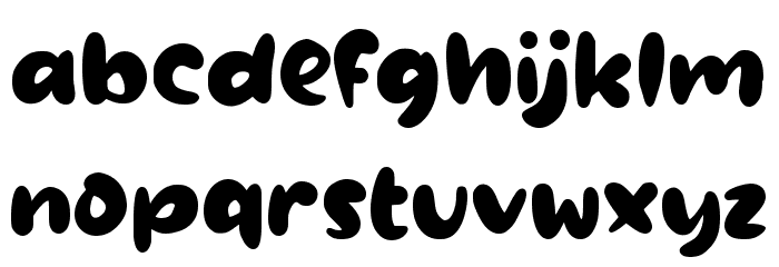 Gombal Font LOWERCASE
