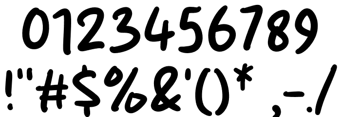 Gombali Font OTHER CHARS