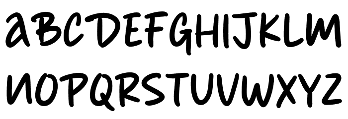 Gombali Font UPPERCASE