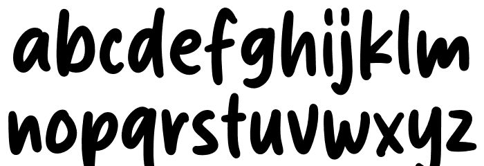 Gombali Font LOWERCASE