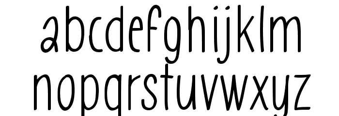Gomez Strikes Again! Font LOWERCASE