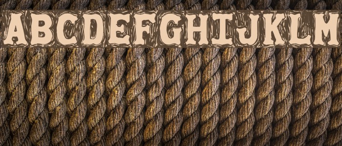 Gommogravure Font examples