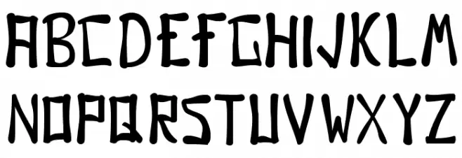 Gomo Regular Schriftart Kleinbuchstaben