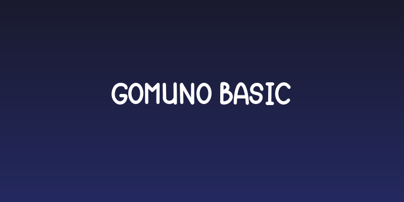 Gomuno Basic Social Header