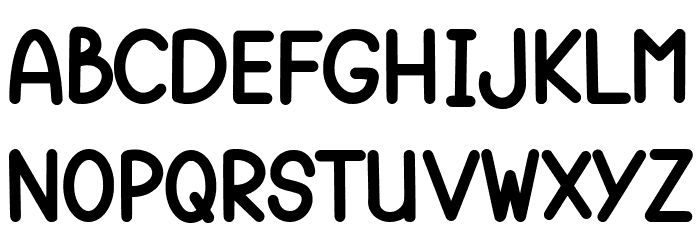 Gomuno Basic Font LOWERCASE