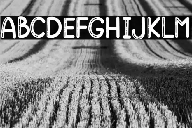 Gomuno Bubble Font examples