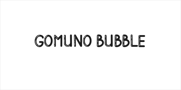 Gomuno Bubble Logo