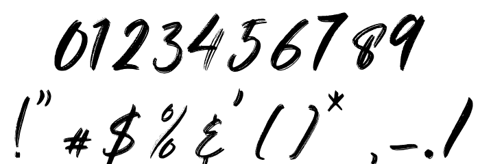 Gondala Regular Font OTHER CHARS