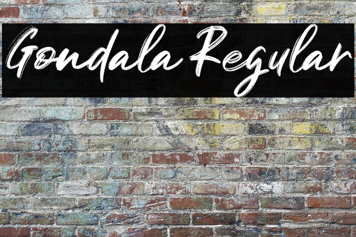 Gondala Regular Example 1