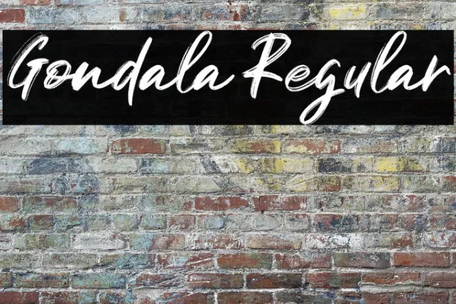 Gondala Regular Example 1