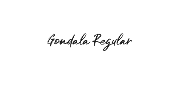 Gondala Regular Logo