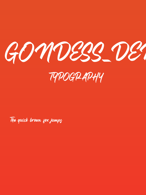 Gondess_DEMO Poster