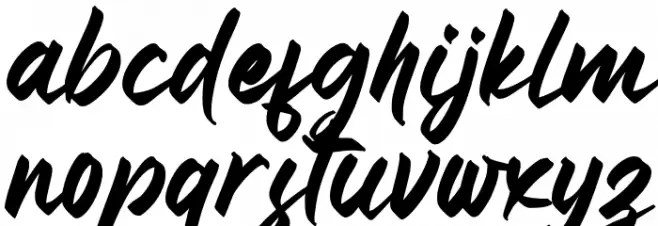 Gondess_DEMO Font LOWERCASE