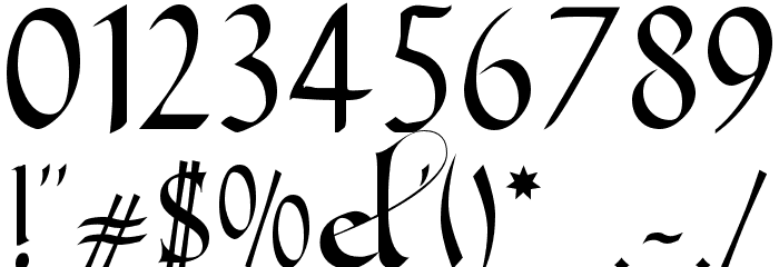 Gondola SD - Swash Font OTHER CHARS