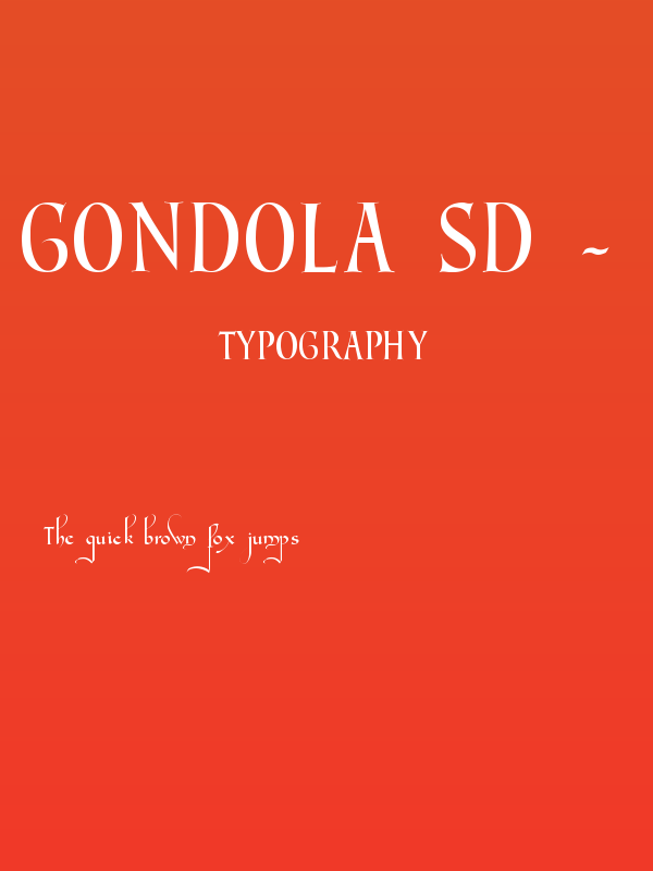 Gondola SD - Swash Poster