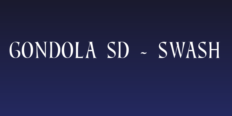 Gondola SD - Swash Social Header