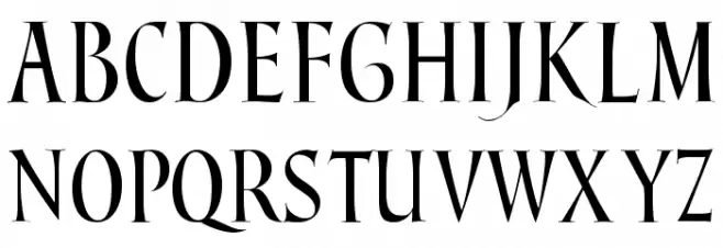 Gondola SD Schriftart Groß