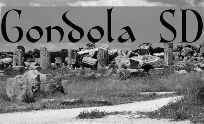 Gondola SD フォント examples