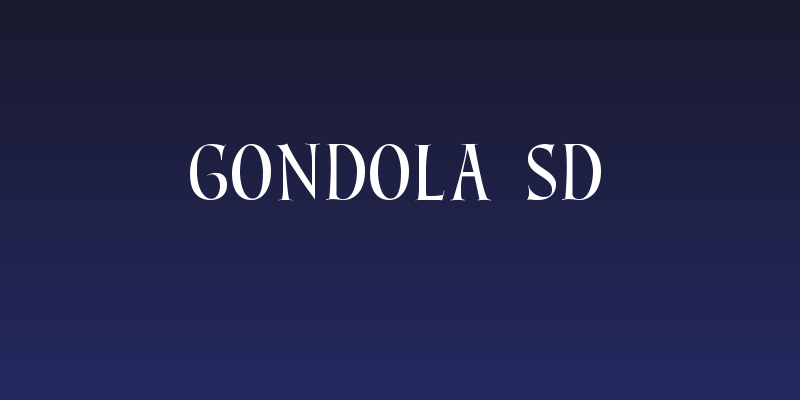 Gondola SD Social Header