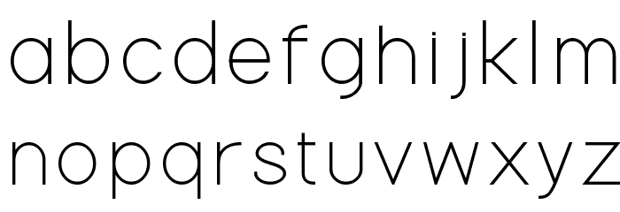 Gondola Font LOWERCASE