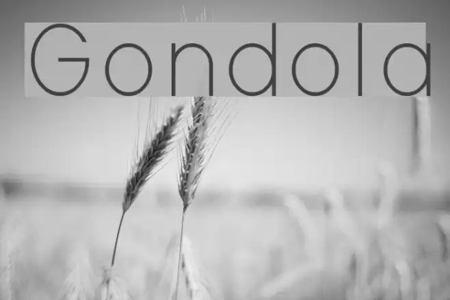 Gondola Font examples