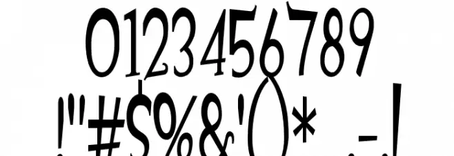 Gondoliere Font OTHER CHARS