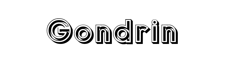 Gondrin  Free Fonts Download